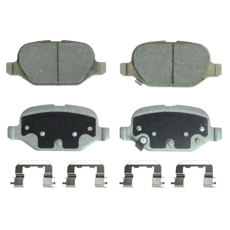 Wagner Brakes Ceramic Disc Pad Set, Zd1569 ZD1569